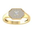 thumbnail image 1 of ARAIYA FINE JEWELRY 14K Yellow Gold Round-shape Lab Grown Diamond Fashion Ring (1/3 cttw, VS Clarity, D-F Color) Size 6.5, 1 of 5
