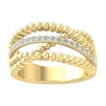 thumbnail image 1 of ARAIYA FINE JEWELRY 14K Yellow Gold Round-shape Lab Grown Diamond Fashion Ring (1/4 cttw, VS Clarity, D-F Color) Size 8, 1 of 5