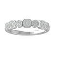 thumbnail image 1 of ARAIYA FINE JEWELRY 925 Sterling Silver Round-shape Diamond Composite Ring (1/4 cttw, I2-I3 Clarity, I-J Color) Size 10, 1 of 5