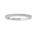 thumbnail image 1 of ARAIYA FINE JEWELRY 925 Sterling Silver Round-shape Diamond Eternity Ring (1 cttw, I2-I3 Clarity, I-J Color) Size 10, 1 of 6
