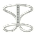 thumbnail image 1 of ARAIYA FINE JEWELRY 925 Sterling Silver Round-shape Diamond Fashion Ring (1/10 cttw, I2-I3 Clarity, I-J Color) Size 7, 1 of 5