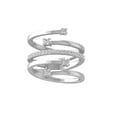 thumbnail image 1 of ARAIYA FINE JEWELRY 925 Sterling Silver Round-shape Diamond Fashion Ring (1/3 cttw, I2-I3 Clarity, I-J Color) Size 5.5, 1 of 5