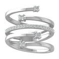 thumbnail image 1 of ARAIYA FINE JEWELRY 925 Sterling Silver Round-shape Diamond Fashion Ring (1/3 cttw, I2-I3 Clarity, I-J Color) Size 9.5, 1 of 5