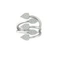 thumbnail image 1 of ARAIYA FINE JEWELRY Sterling Silver Diamond Cluster Ring (1/2 cttw, I-J Color, I2-I3 Clarity) Size 10, 1 of 4