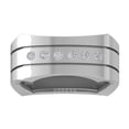 thumbnail image 1 of ARAIYA FINE JEWELRY Sterling Silver Diamond Mens Wedding Ring (1/5 cttw, I-J Color, I2-I3 Clarity) Size 8.5, 1 of 5