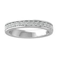 thumbnail image 1 of ARAIYA FINE JEWELRY Sterling Silver Diamond Wedding Band Ring (1/2 cttw, I-J Color, I2-I3 Clarity) Size 7, 1 of 6