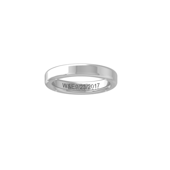 ARAIYA FINE JEWELRY Sterling Silver Diamond Wedding Band Ring (1/20 cttw, I-J Color, I2-I3 Clarity) Size 9.5
