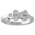 thumbnail image 1 of ARAIYA FINE JEWELRY Sterling Silver Diamond Wedding Band Ring (1/4 cttw, I-J Color, I2-I3 Clarity) Size 5.5, 1 of 4