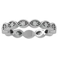 thumbnail image 1 of ARAIYA FINE JEWELRY Sterling Silver Diamond Wedding Band Ring (1/4 cttw, I-J Color, I2-I3 Clarity) Size 6, 1 of 4
