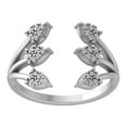 thumbnail image 1 of ARAIYA FINE JEWELRY Sterling Silver Diamond Wedding Band Ring (1/8 cttw, I-J Color, I2-I3 Clarity) Size 10, 1 of 4