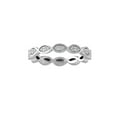 thumbnail image 1 of ARAIYA FINE JEWELRY Sterling Silver Diamond Wedding Band Ring (1/8 cttw, I-J Color, I2-I3 Clarity) Size 7, 1 of 3
