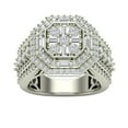 thumbnail image 1 of ARAIYA FINE JEWELRY Sterling Silver Lab Grown Diamond Cocktail Ring (2 cttw, D-F Color, VS Clarity), Size 8.5, 1 of 5