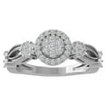 thumbnail image 1 of ARAIYA FINE JEWELRY Sterling Silver Lab Grown Diamond Wedding Band Ring (1/2 cttw, D-F Color, VS Clarity) Size 6, 1 of 4