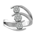 thumbnail image 1 of ARAIYA FINE JEWELRY Sterling Silver Lab Grown Diamond Wedding Band Ring (1/3 cttw, D-F Color, VS Clarity) Size 10, 1 of 4