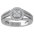 thumbnail image 1 of ARAIYA FINE JEWELRY Sterling Silver Lab Grown Diamond Wedding Band Ring (3/4 cttw, D-F Color, VS Clarity) Size 10, 1 of 4
