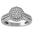 thumbnail image 1 of ARAIYA FINE JEWELRY Sterling Silver Lab Grown Diamond Wedding Band Ring (5/8 cttw, D-F Color, VS Clarity) Size 8, 1 of 4