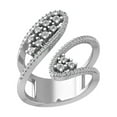 thumbnail image 1 of ARAIYA FINE JEWELRY Sterling Silver Lab Grown Diamond Wedding Band Ring (5/8 cttw, D-F Color, VS Clarity) Size 9.5, 1 of 4