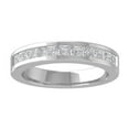 thumbnail image 1 of ARAIYA FINE JEWELRY Sterling Silver Pear-shape Diamond Wedding Band Ring (1 1/2 cttw, I-J Color, I2-I3 Clarity) Size 7, 1 of 6