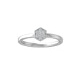 thumbnail image 1 of ARAIYA FINE JEWELRY Sterling Silver Round Cluster Lab Grown Diamond Engagement Ring (1/10 cttw, VS Clarity, D-F Color) Size 8.5, 1 of 4