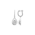 thumbnail image 1 of ARAIYA FINE JEWELRY Sterling Silver Round Diamond Halo Earrings (5/8 cttw, I2-I3 Clarity, I-J Color), 1 of 6