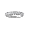 thumbnail image 1 of ARAIYA FINE JEWELRY Sterling Silver Round Diamond Wedding Band Ring (1 1/2 cttw, I-J Color, I2-I3 Clarity), Size 10, 1 of 5