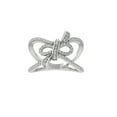 thumbnail image 1 of ARAIYA FINE JEWELRY Sterling Silver Round Lab Grown Diamond Band Ring (1/3 cttw, VS Clarity, D-F Color) Size 8, 1 of 4