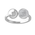 thumbnail image 1 of ARAIYA FINE JEWELRY Sterling Silver Round Lab Grown Diamond Fashion Band Ring (4 1/2 cttw, VS Clarity, D-E Color) Size 8, 1 of 1