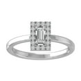 thumbnail image 1 of ARAIYA FINE JEWELRY Sterling Silver Round and Baguette shape Diamond Band Ring (1/4 cttw, I2-I3 Clarity, I-J Color) Size 10, 1 of 5
