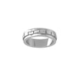 thumbnail image 1 of ARAIYA FINE JEWELRY Sterling Silver Wedding Band Ring Size 7.5, 1 of 3