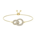thumbnail image 1 of ARAIYA FINE JEWELRY&nbsp;10K Yellow Gold Lab Grown Diamond Bolo Bracelet (3/8 cttw, D-E Color, VS Clarity) 7", 1 of 4
