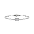 thumbnail image 1 of ARAIYA JEWELRY 10k White Gold Round and Baguette Diamond Tennis Bracelet (2 1/2 Cttw, I-J/ I2-I3), 7", 1 of 6