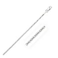 thumbnail image 1 of ARAIYA JEWELRY 14K White Gold 1.02 mm Lumina Chain 18'' for Women, 1 of 4