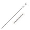 thumbnail image 1 of ARAIYA FINE JEWELRY 14K White Gold 1.02 mm Milano Chain 20'' for Women, 1 of 6