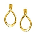 thumbnail image 1 of ARAIYA JEWELRY 14K Yellow Gold Polished Tear Drop Earrings for Women, 1 of 3