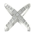 thumbnail image 1 of ARAIYA Sterling Silver Round Diamond Fashion Band Ring (1/2 cttw, I-J Color, I2-I3 Clarity), Size 8.5, 1 of 4