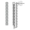 thumbnail image 1 of ARAIYA Sterling Silver Round Diamond Stud Earrings (1/4 cttw, I2-I3 Clarity, I-J Color), 1 of 4