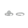 thumbnail image 1 of ARAIYA Sterling Silver Round and Pear-shape Diamond Engagement Ring (3/4 cttw, I-J Color, I2-I3 Clarity), Size 7.5, 1 of 4