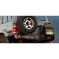 thumbnail image 1 of ARB 5615040, Automotive Rear Bumper with Heavy-Duty Material fits Toyota Land Cruiser 80 Black, 1 of 5
