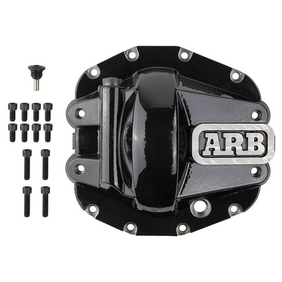 ARB Diff Cover Blk Jeep JL Rubicon Front - 0750011B Fits select: 2018-2019,2021 JEEP WRANGLER UNLIMITED