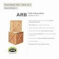 thumbnail image 1 of ARB TEAK & SPECIALTIES ACC203 Teak Patio Deck Tiles Square 20' (50 cm) Pack of 4, 1 of 1