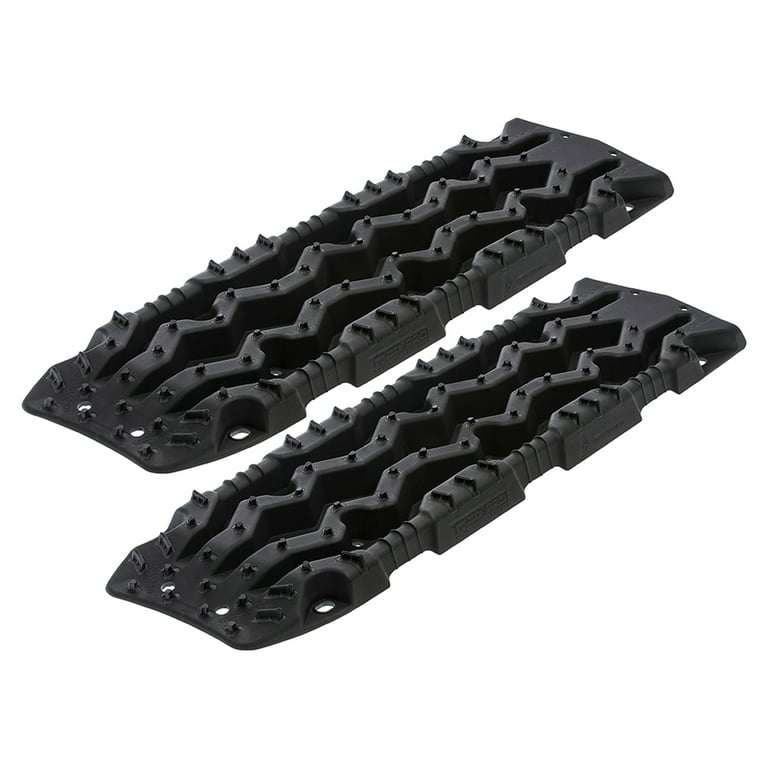 ARB TREDPROBB Vehicle Recovery Boards Traction Tracks and Extraction Device  for Off-Road Mud, Sand, Snow, Black with Black Teeth