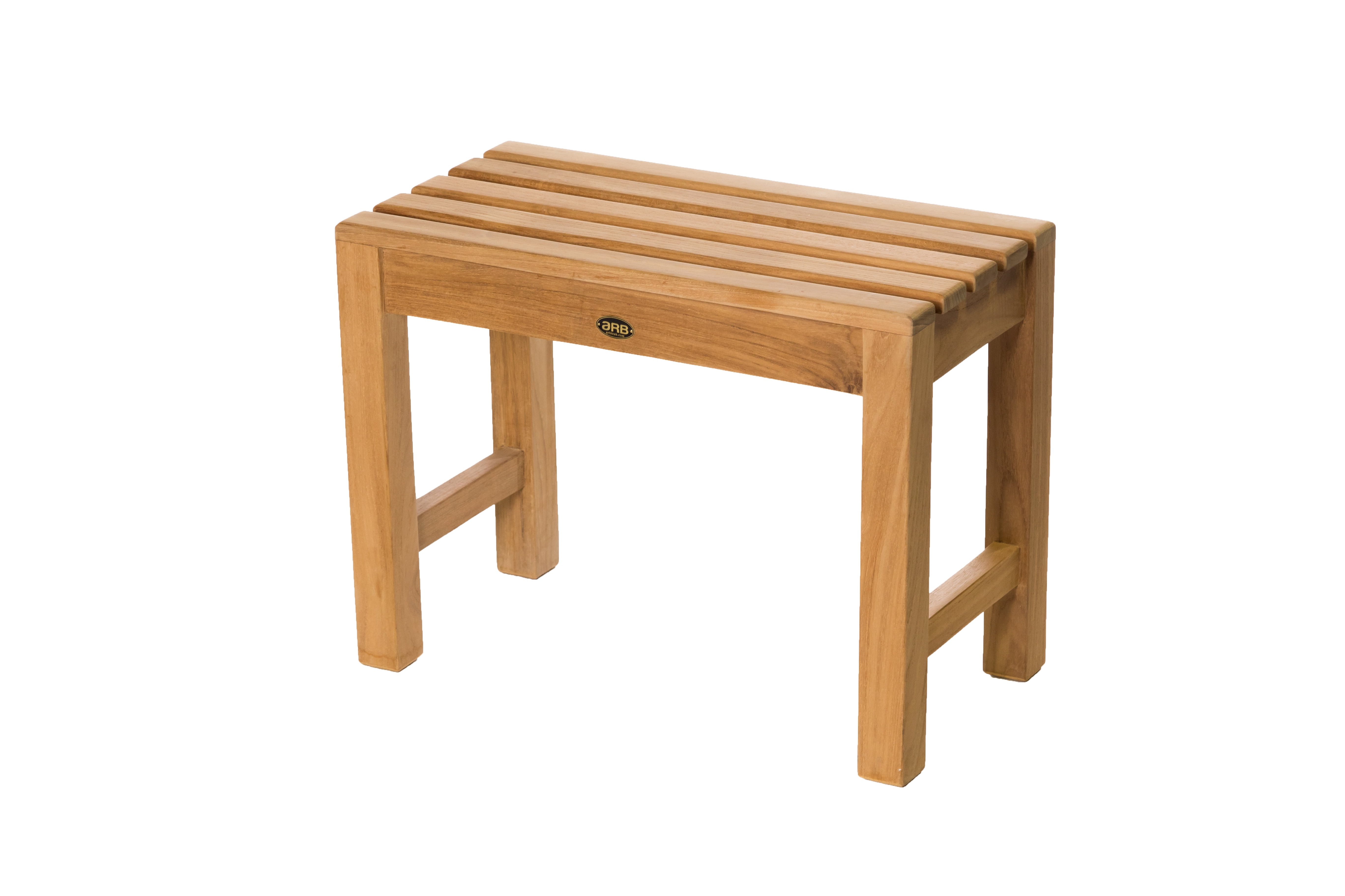 Elegant Teak Spa Safety Shower Bench - 23.5" Height