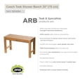 thumbnail image 1 of ARB TEAK & SPECIALTIES BEN564 Teak Shower Bench Coach 30' (75 cm), 1 of 1