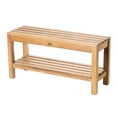thumbnail image 1 of ARB SYSTEMS INC Teak Shower Bench Coach 36" (90 cm) with shelf, 1 of 5