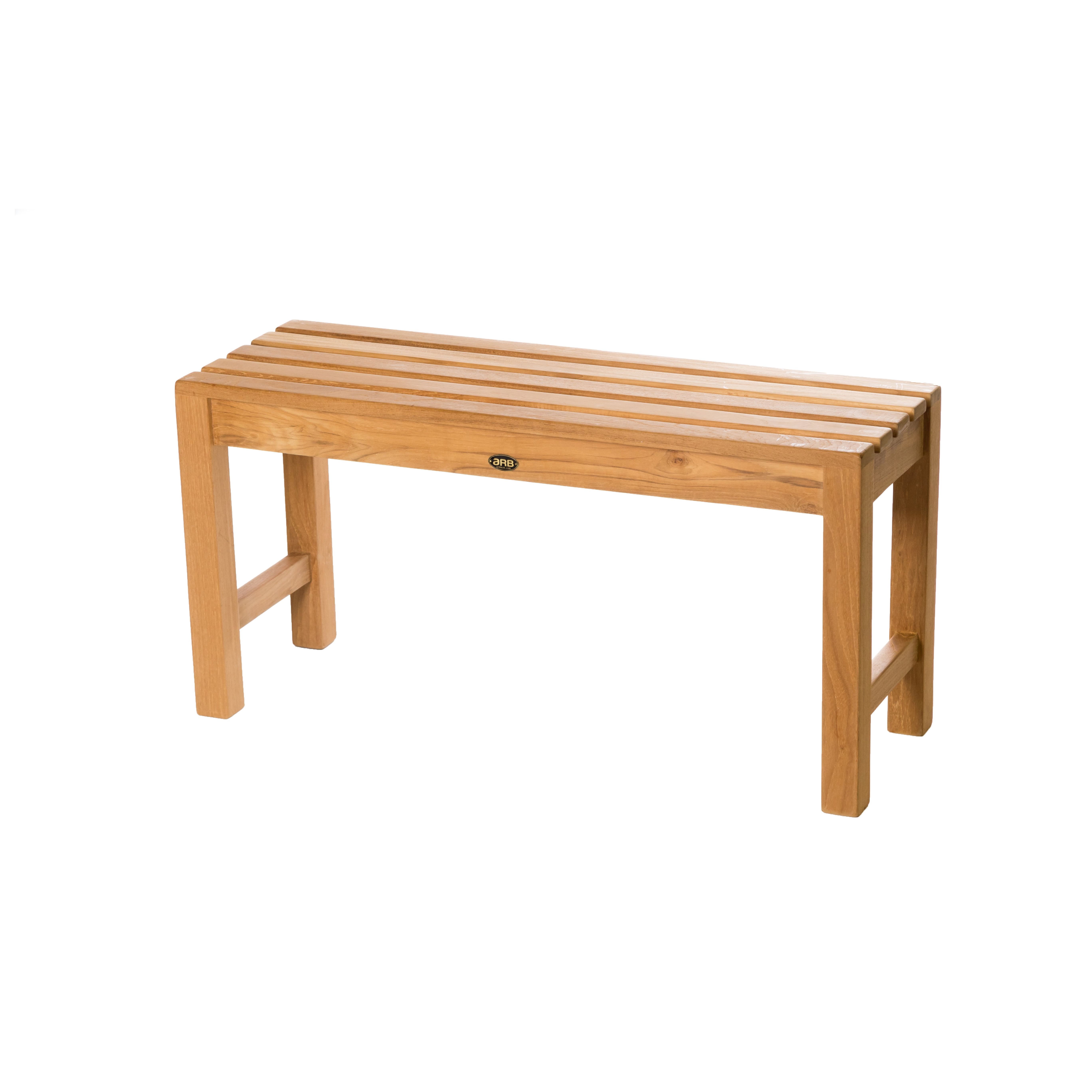 Elegant Teak Spa Shower Bench with Rounded Edges