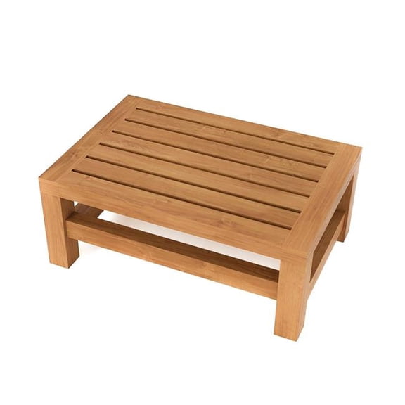 ARB Teak & Specialties  18 in. Teak Squatting Toilet Footstool