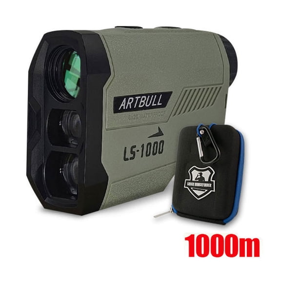 ARBULL Golf Rangefinder - 1000m Laser Range Finder with Slope, Angle & Height Measurement, 6X Magnification for Golfing, Hunting & Outdoor Use