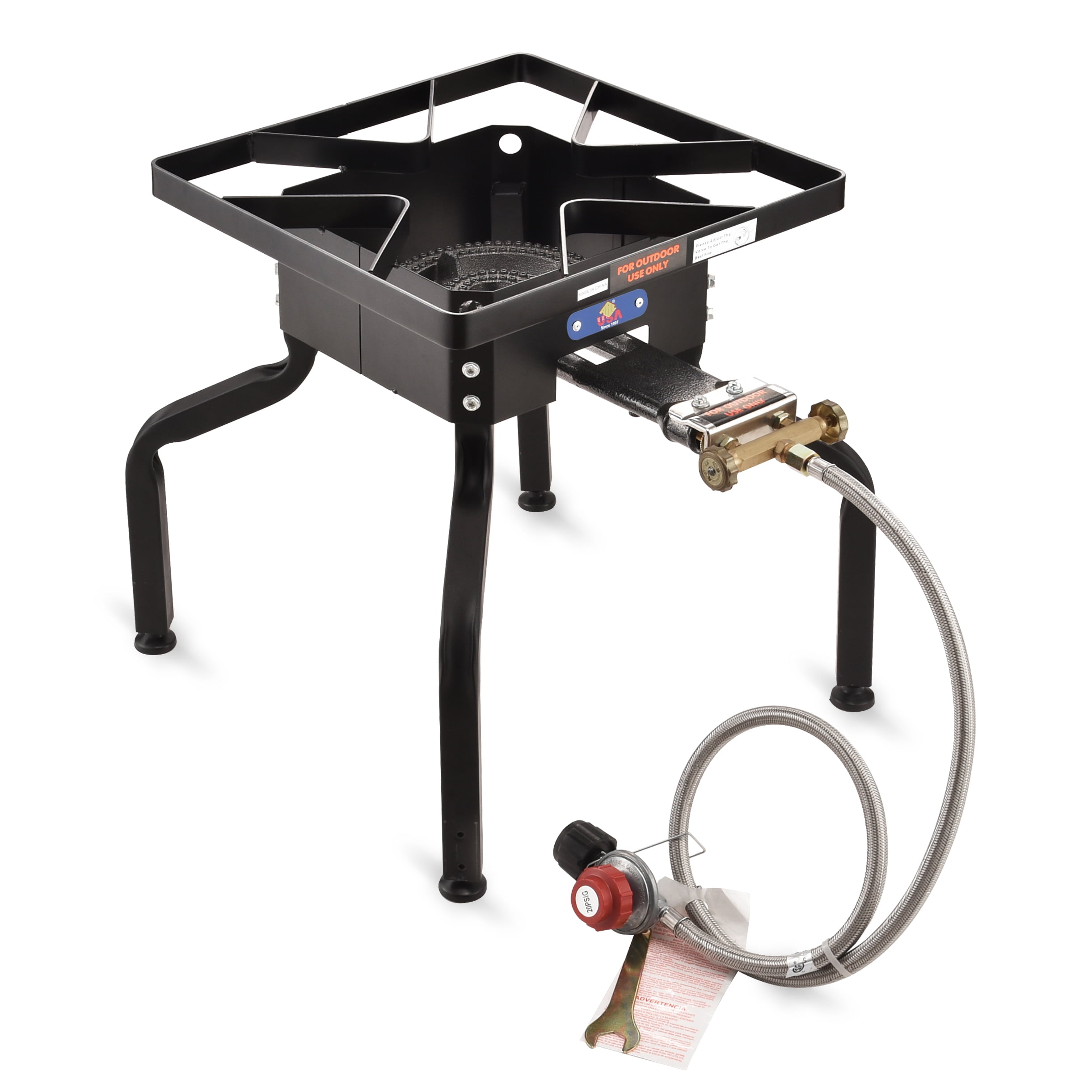 ARC 100,000BTU High Pressure Cast Iron Propane Single Burner Camping