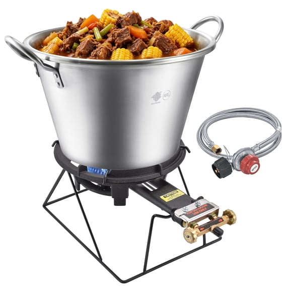 ARC 41QT Mexican Cazo Set Outdoor Wok,80,000BTU Propane Burner With Stand