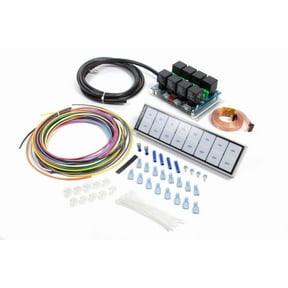 ARC 8000R Flat Touch Switch Panel 8.750" x 2.375", 8 Switches
